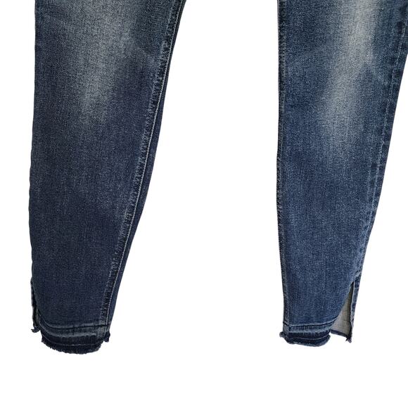 McGuire Womens Jeans, Hi-Rise Button Fly Raw Hem Stretch Skinny Ankle Jeans, 29 - Picture 8 of 11